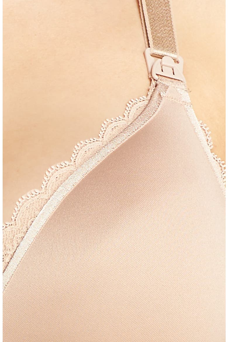 Merci Lightweight Nursing Bra, Alternate, color, PERFECT NUDE
