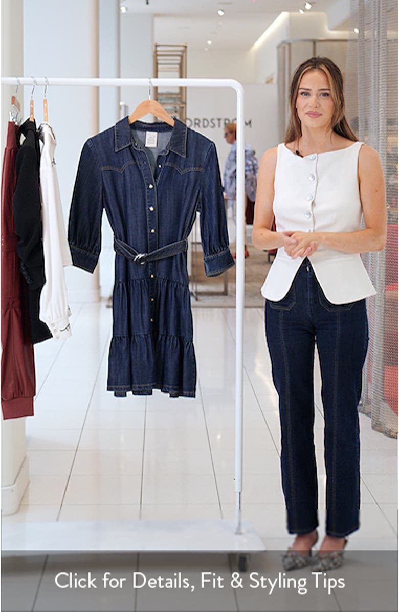 Ophelia Denim Shirtdress, sales video thumbnail