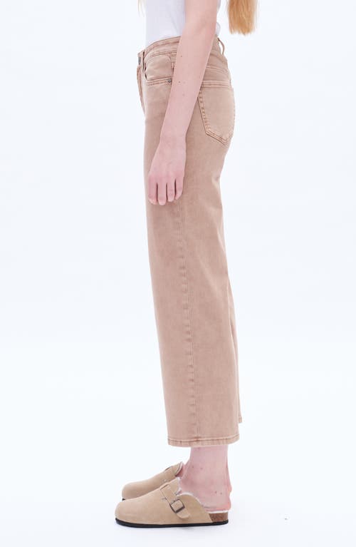 Bayeas Bella Crop Straight Leg Jeans In Nocciola