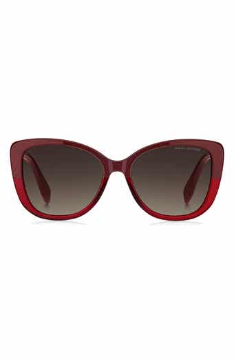 55mm Gradient Cat Eye Sunglasses