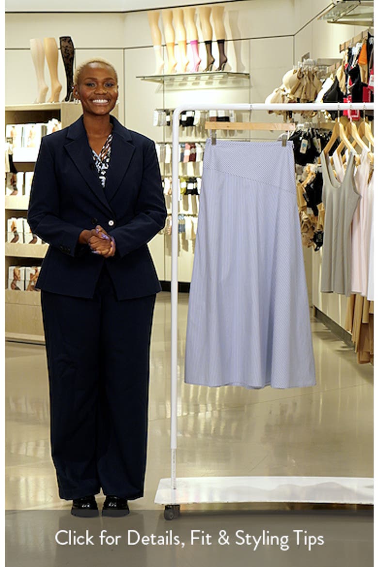 Angled Yoke Stripe Skirt video