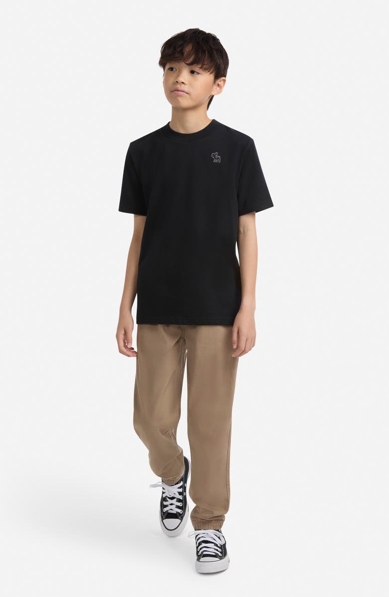 abercrombie kids Kids' Essential Cotton Blend T-Shirt, Alternate, color, Anthracite