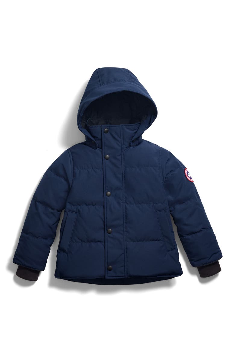 Kids' Snowy Owl Down Parka, Main, color, OXFORD NAVY