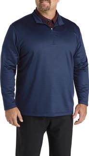 adidas Big & Tall 1/4-Zip Performance Pullover