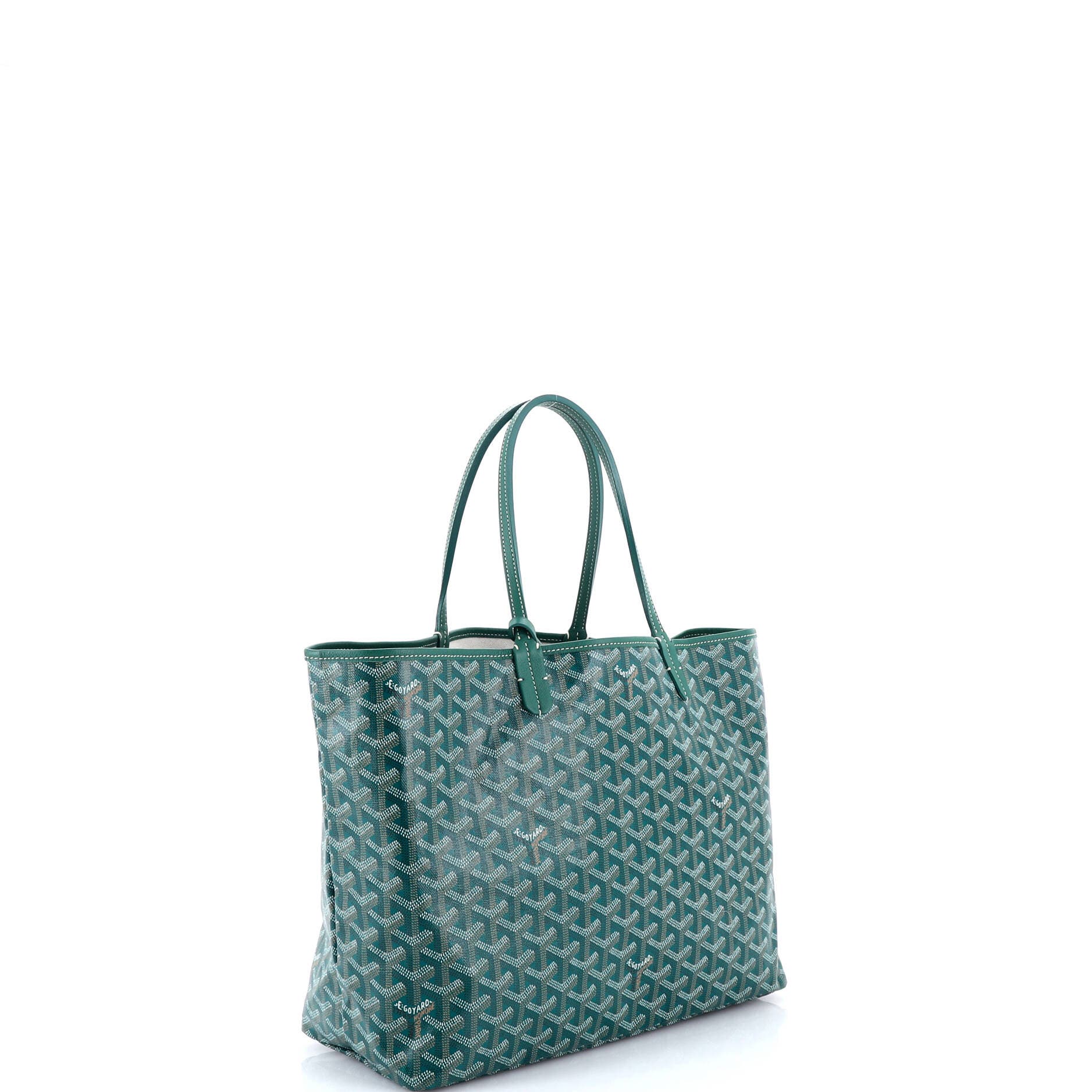 Pre-Owned Goyard Saint Louis Tote Coated Canvas PM, Alternate, color, Green