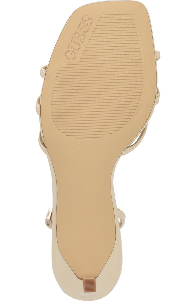 GUESS Twilla Slingback Sandal, Alternate, color, Ivory