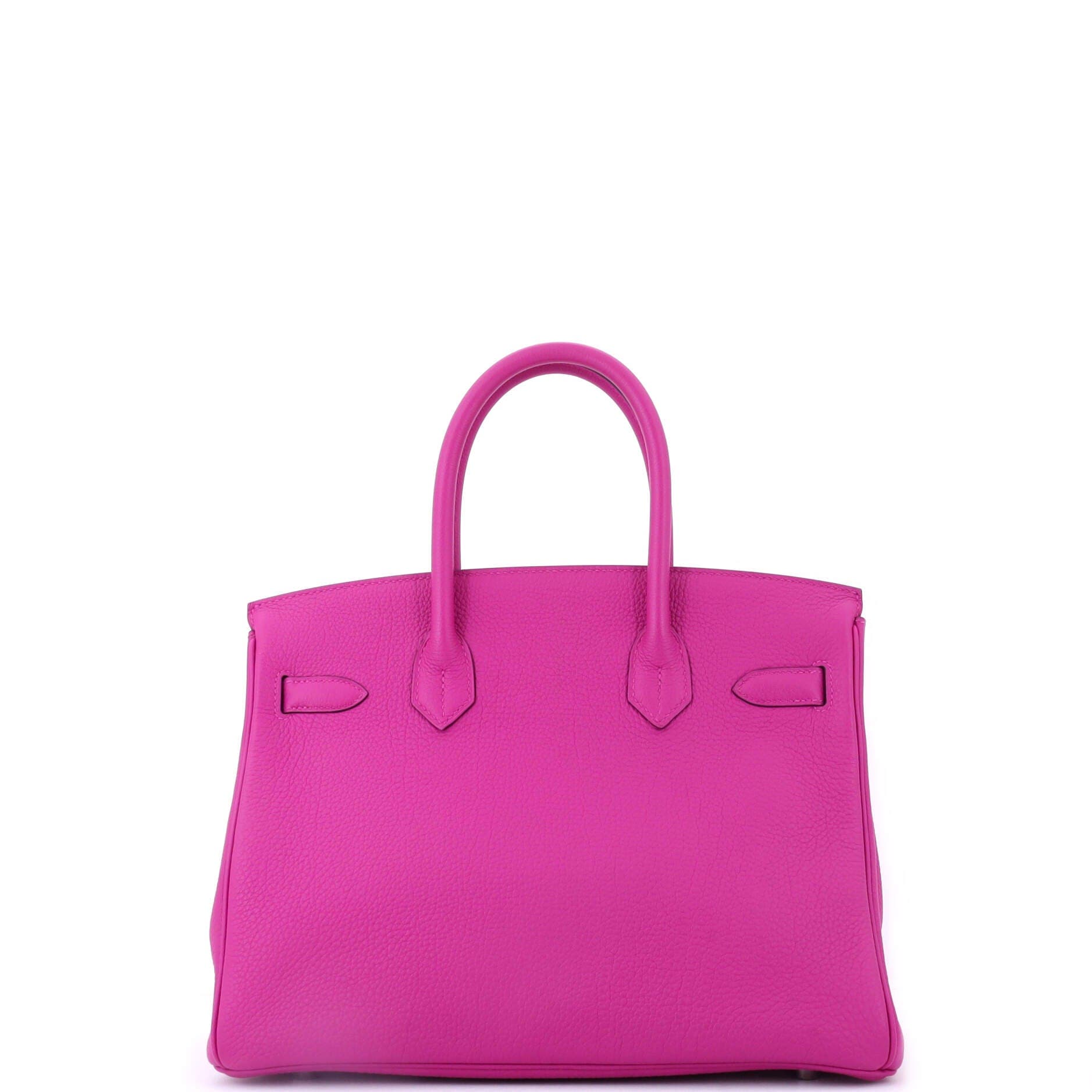 Pre-Owned Hermes Birkin Handbag Pink Togo with Palladium Hardware 30, Alternate, color, 