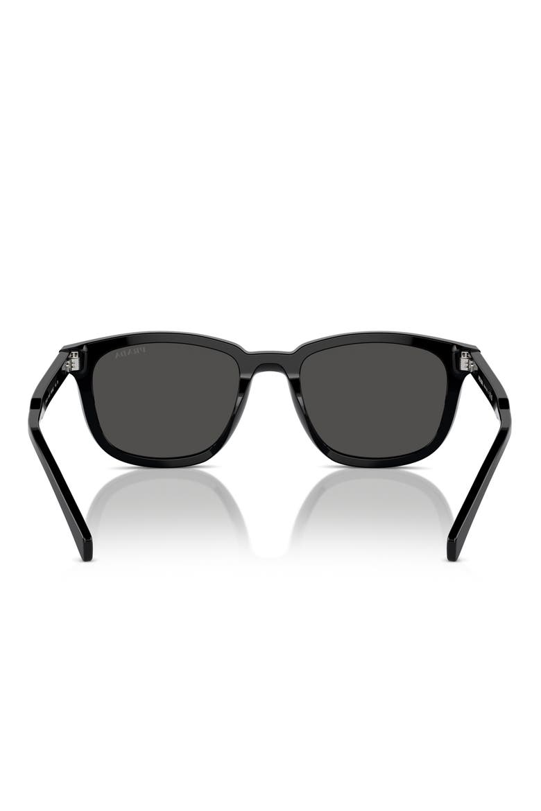 53mm Pillow Sunglasses, Alternate, color, BLACK/ GREY