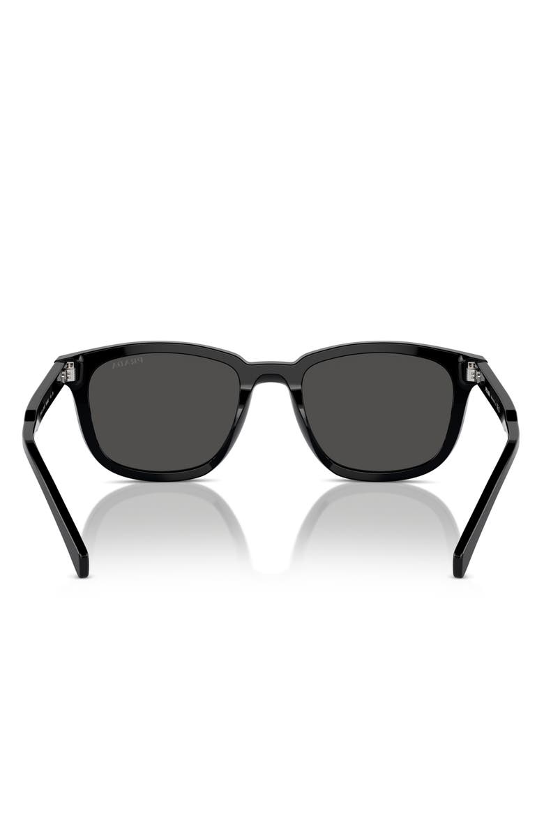 Prada 53mm Pillow Sunglasses, Alternate, color, Black/ Grey