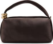 MANGO Satin Top Handle Bag