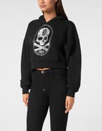 PHILIPP PLEIN Hooded Sweatshirt Skull&Bones Women