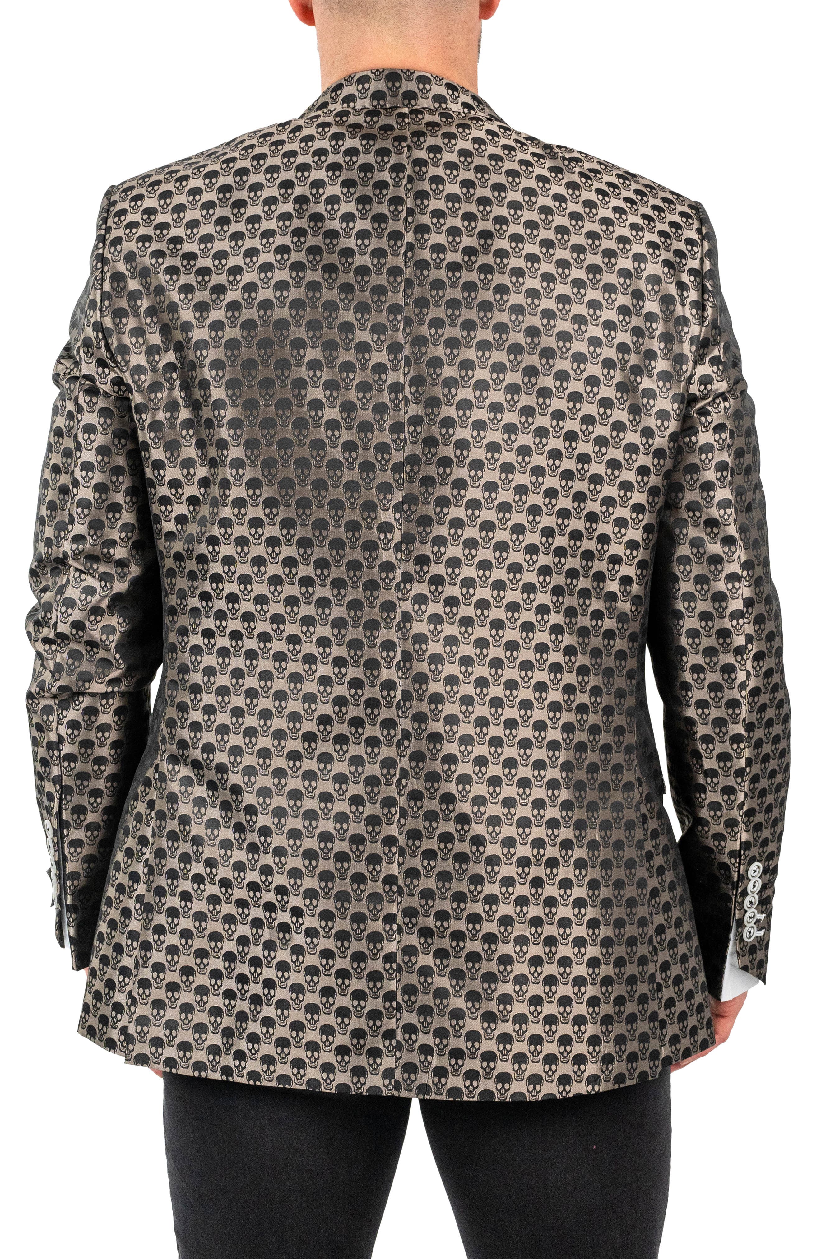 Skullrepeat Brown Jacquard Blazer - image 2