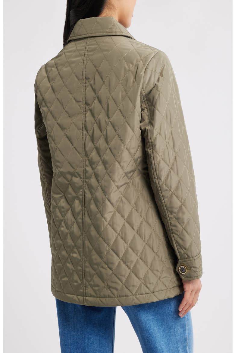 Diamond Quilted Barn Jacket, Alternate, color, SAFARI