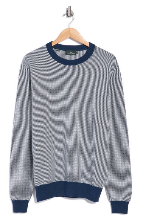 Redcliff Creek Stripe Crewneck Sweater