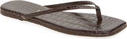 TKEES Lily Square Toe Flip Flop