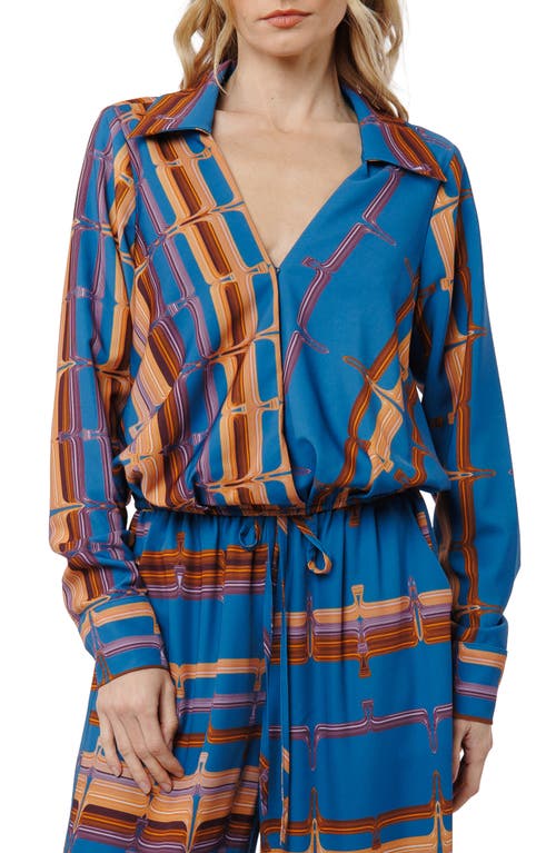 Ciebon Stacia Mod Print In Blue