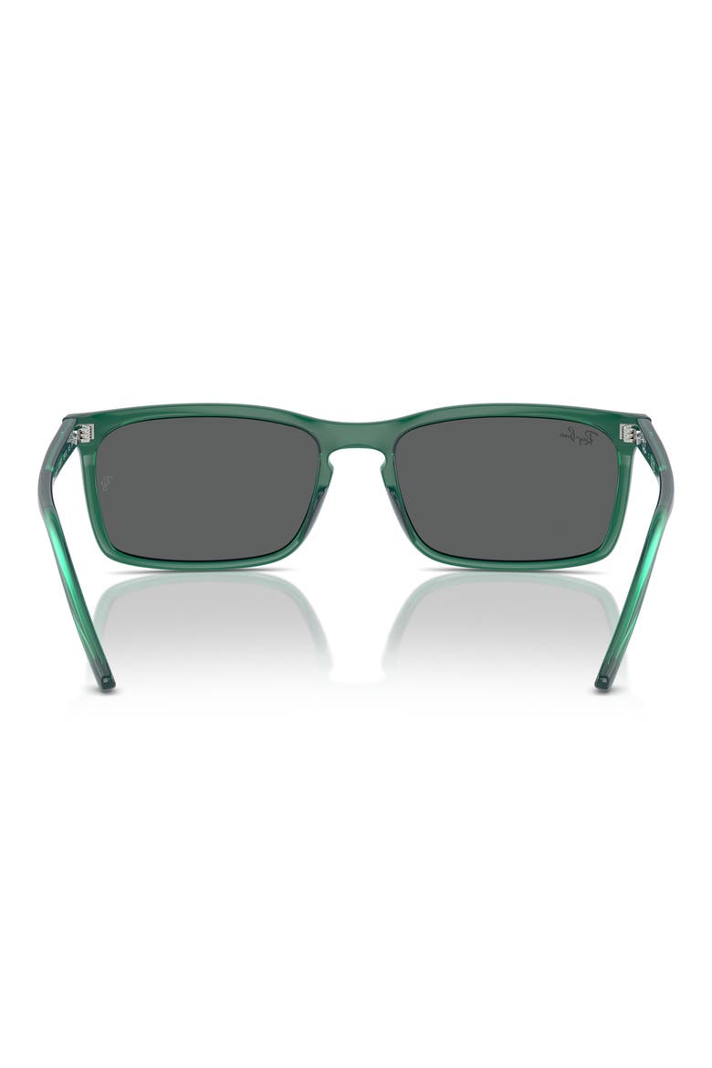 59mm Rectangular Sunglasses, Alternate, color, TRANSPARENT GREEN