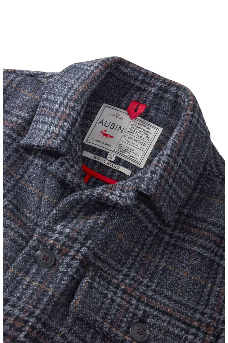 Nettleham Shirt Jacket, Alternate, color, Navy/Brown Check
