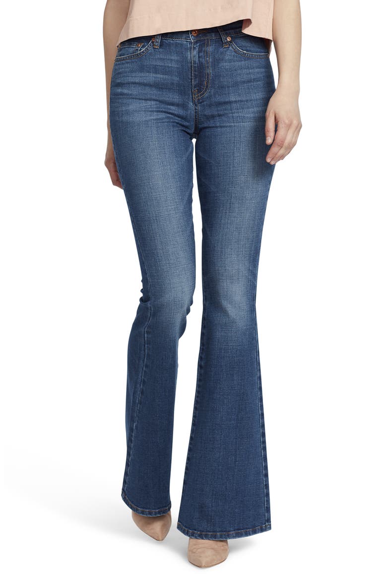 High Waist Flare Jeans, Main, color, NAOMI