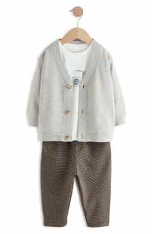 NEXT Kids' Cardigan, Top & Pants Set