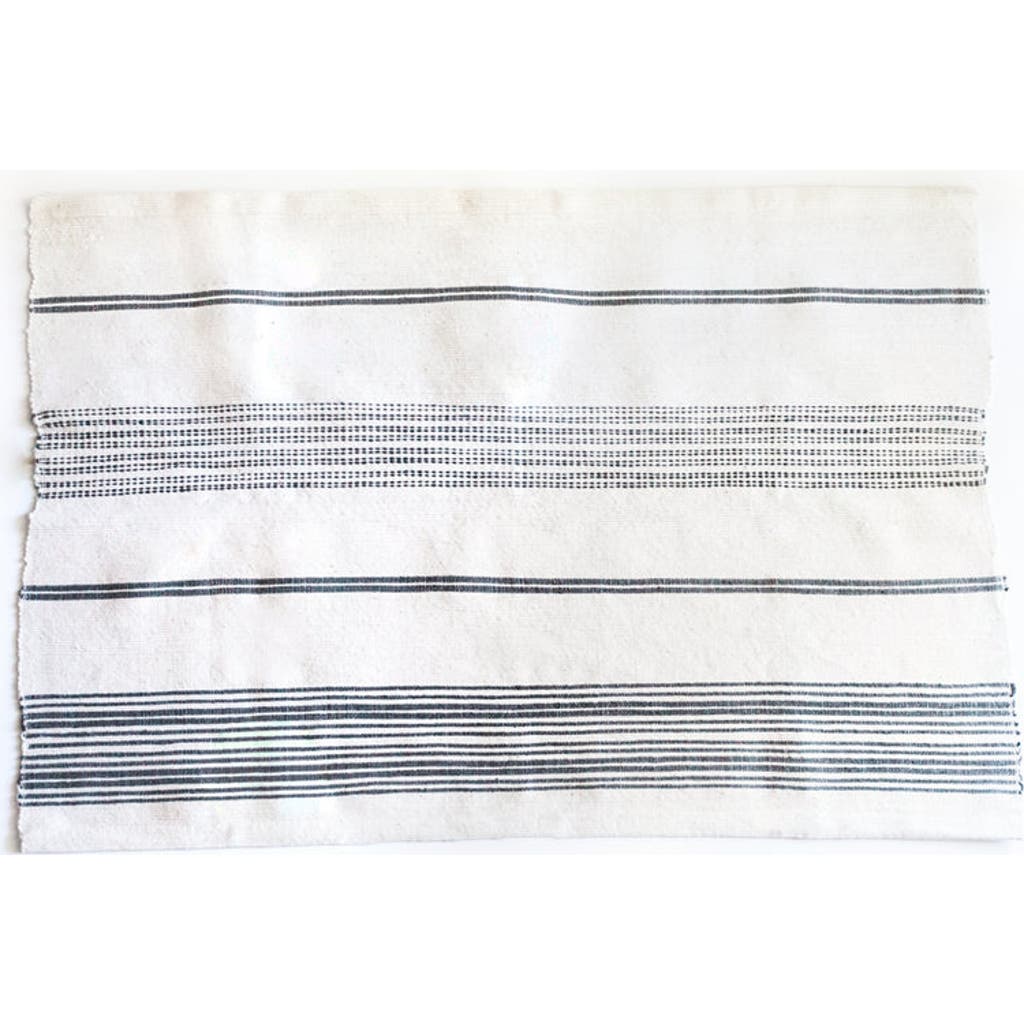 Creative Women Aden Cotton Bath Mat in Natural W/Gray  product