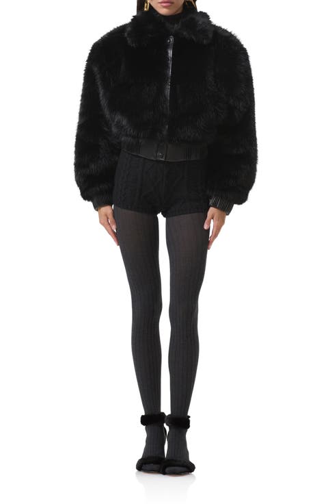Adelaide Faux Fur Crop Coat