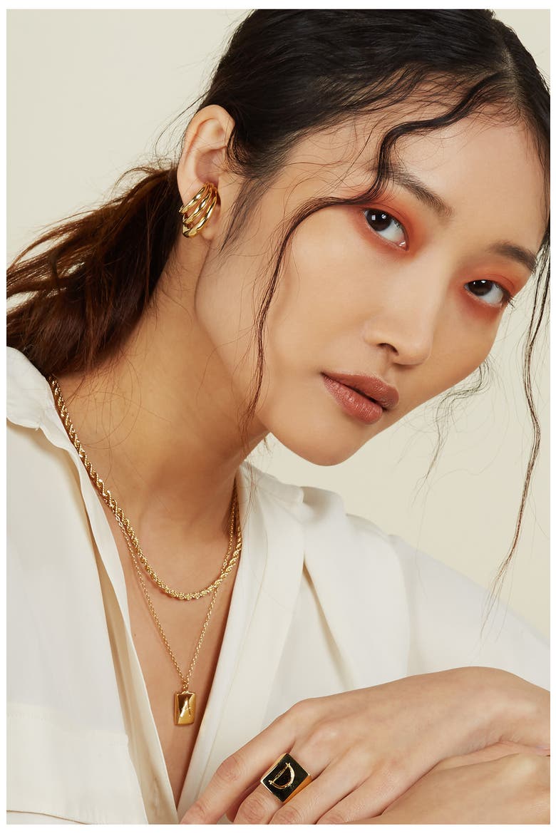Rope Chain Necklace, Alternate, color, GOLD
