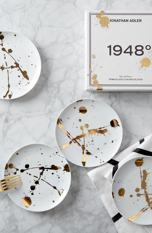 Jonathan Adler 1948 Canapé Plate Set In Multi