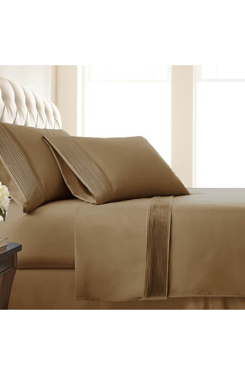 Premium Collection Pleated Extra Deep Pocket Sheet Set
