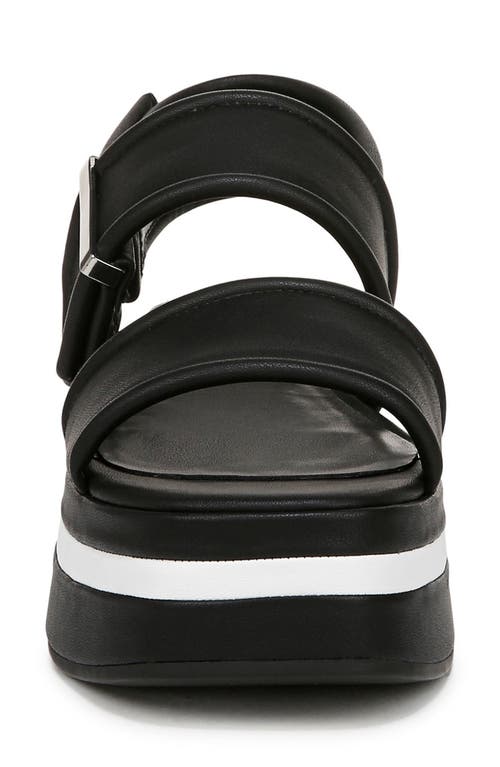 Franco Sarto Women's Piper Open Square Toe Slingback Platform Sandals In Black