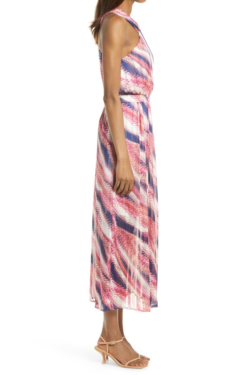 Chelsea28 Halter Chiffon Maxi Dress, Alternate, color, 
