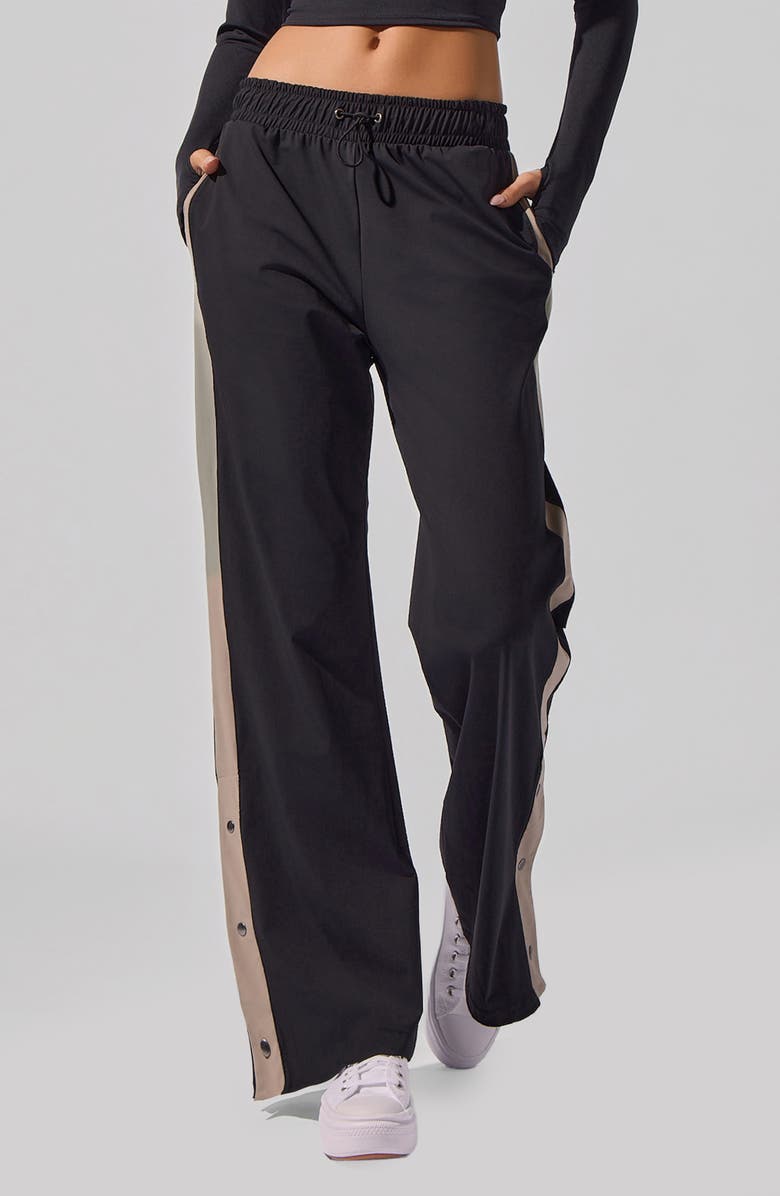 Heroine Sport Alba Wide Leg Sweatpants, Main, color, Black