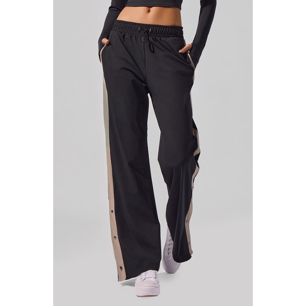 Heroine Sport Alba Wide Leg Sweatpants In Black