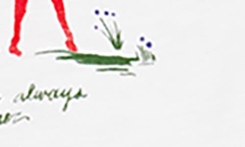 Mother The Footballer Long Sleeve T-shirt In White