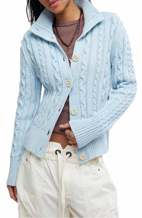 Free People Cable Stitch Cardigan