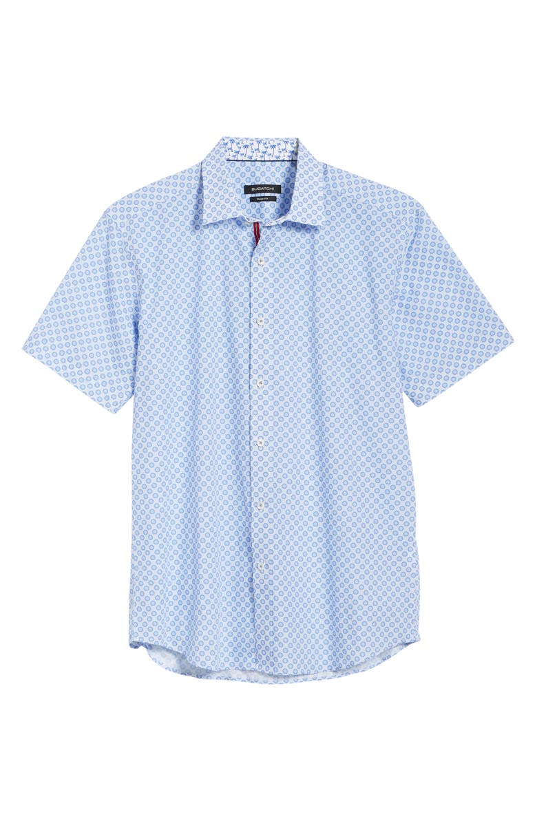 Bugatchi Shaped Fit Linen Shirt, Alternate, color, 
