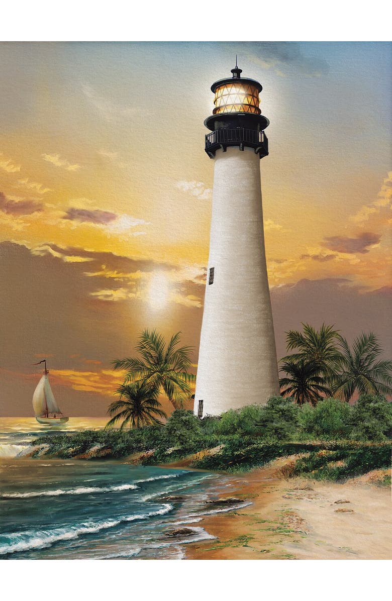 Sunsout Cape Florida Lighthouse 500 piece Jigsaw Puzzle for Adults, Main, color, Multicolor
