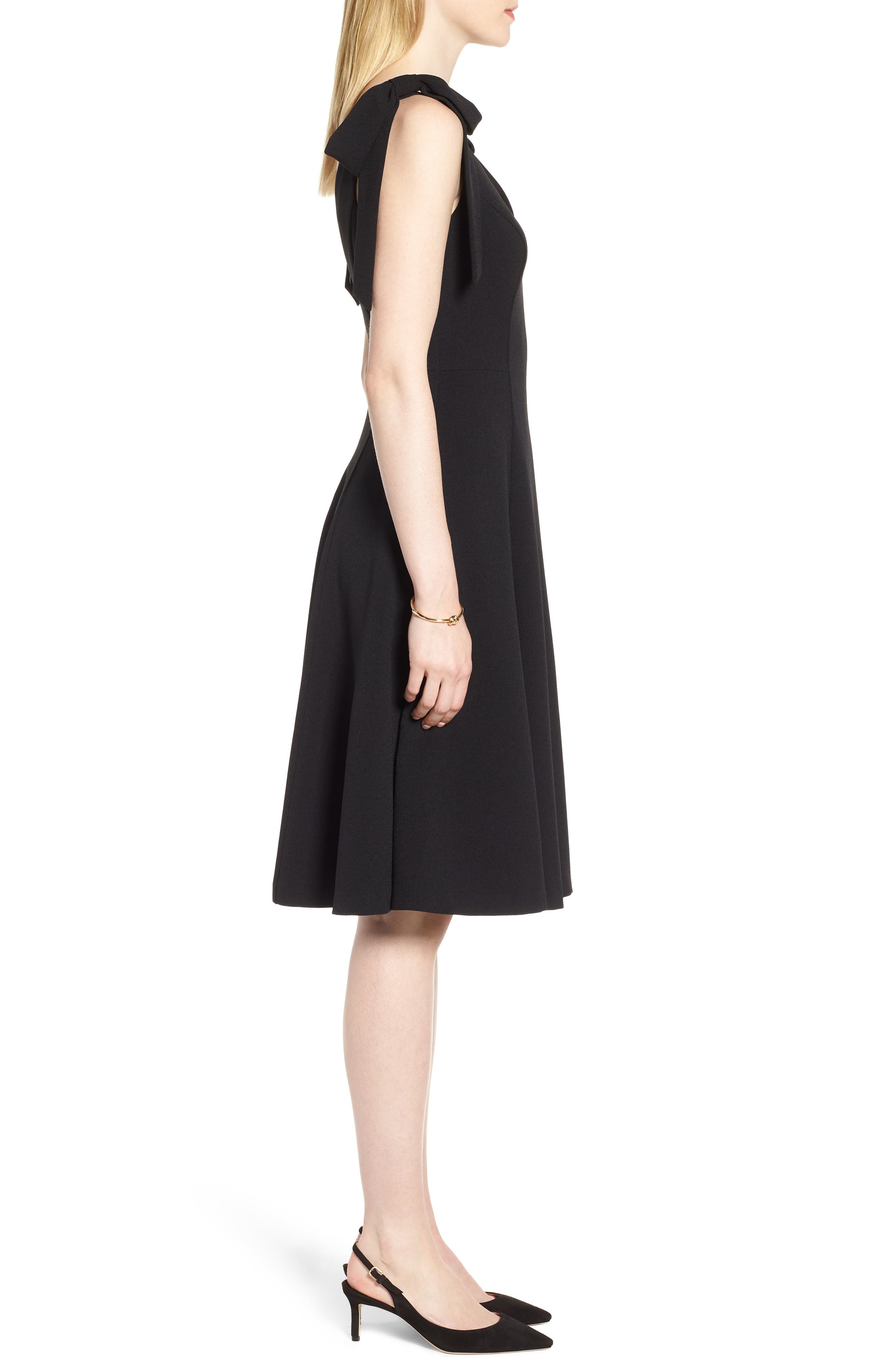 1901 Bow Shoulder Fit & Flare Cocktail Dress (Women) | Nordstromrack