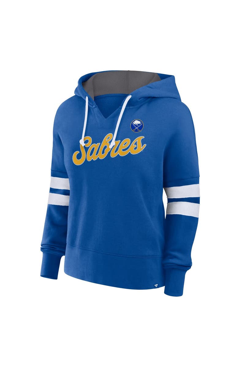 FANATICS Women's Fanatics Royal Buffalo Sabres Seize Fleece Pullover Hoodie, Alternate, color, Royal