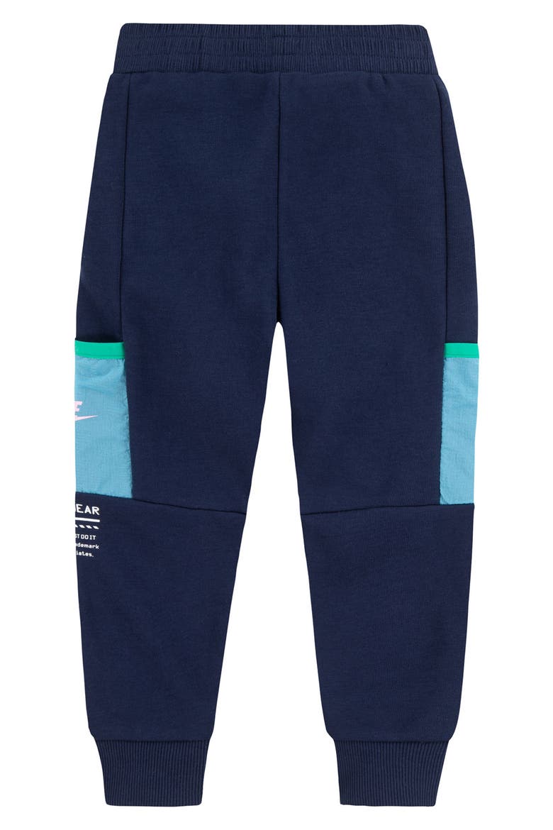 Kids' French Terry Joggers, Alternate, color, MIDNIGHT NAVY