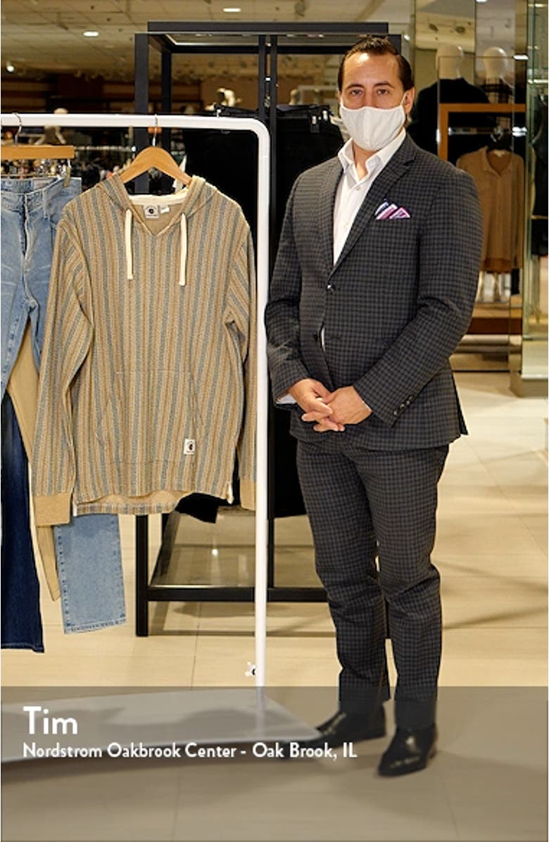 Men's Baja Surf Stripe Hoodie, sales video thumbnail