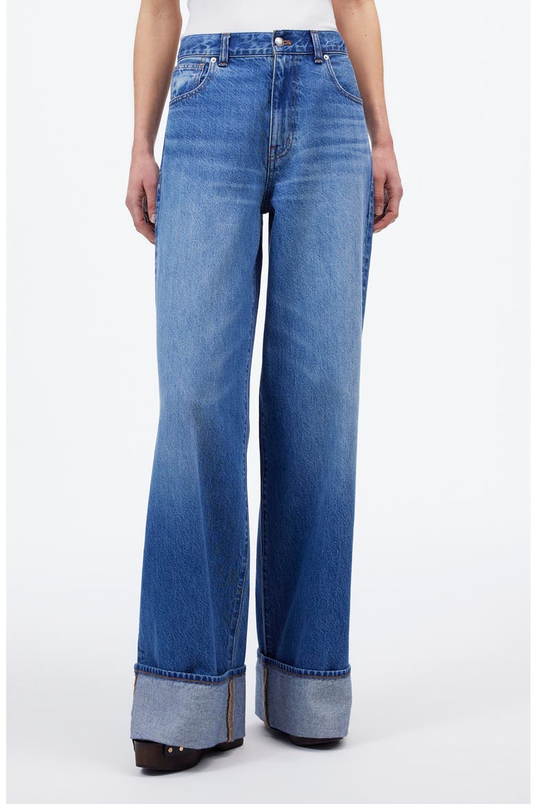 Superwide Leg Jeans, Main, color, FANNIN WASH