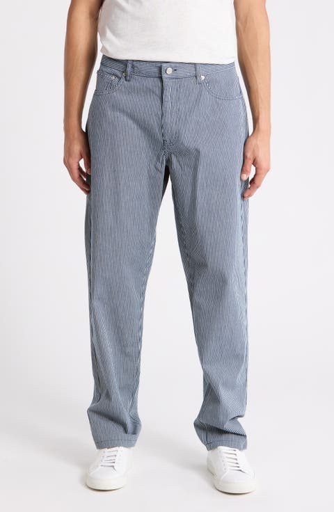 Ryder Stripe Cotton Jeans