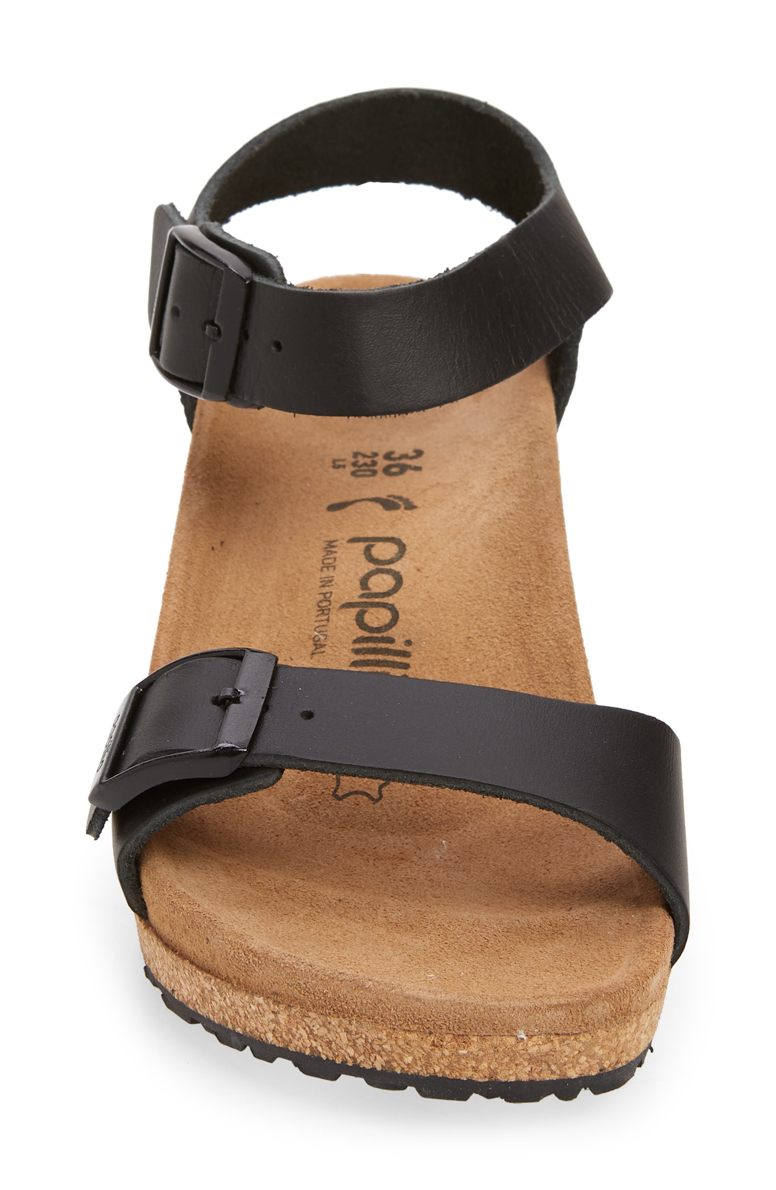 Birkenstock Papillio by Birkenstock Soley Ring Buckle Wedge Sandal, Alternate, color, 