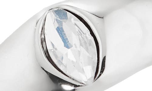 Nordstrom Rack Confetti Sparkle Set Of 3 Stackable Rings In Silver