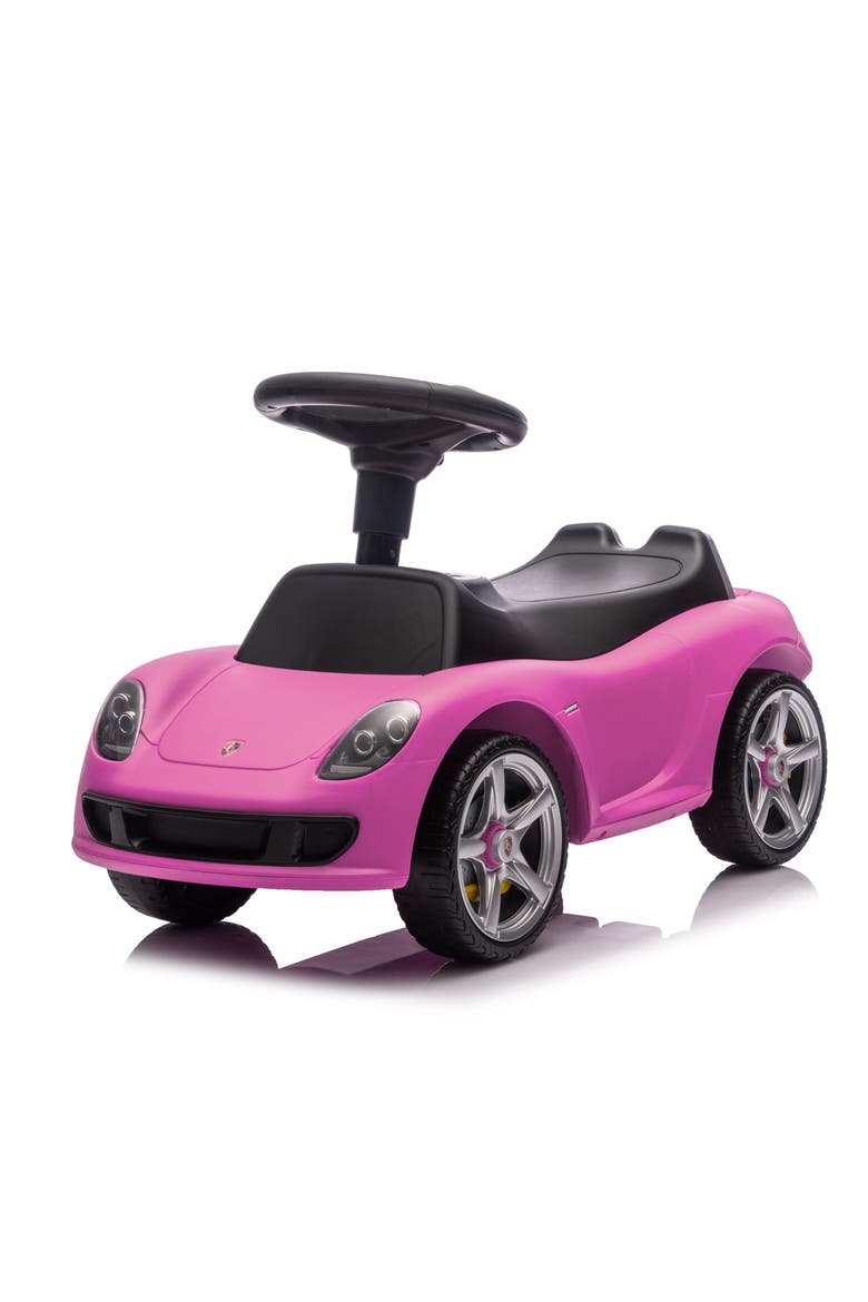 Porsche 911 Carrera GT Foot-to-Floor Ride-On, Main, color, PINK