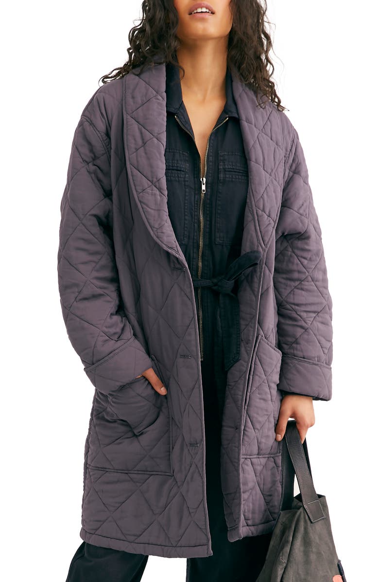 Free People Happy Day Dreamer Quilted Jacket, Main, color, 