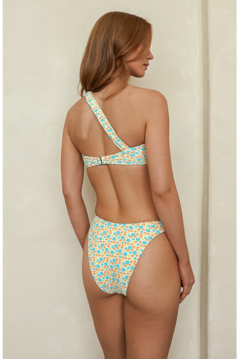 Horizon Bandeau Bikini Top, Alternate, color, Tropicana