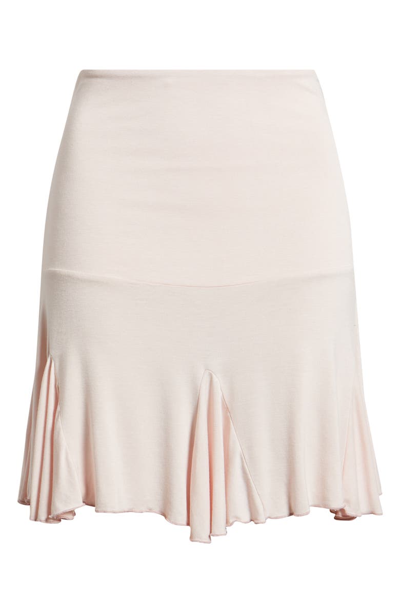 Bella Venice Margot Godet Hem Miniskirt, Alternate, color, Baby Pink