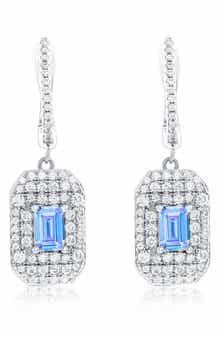 Cubic Zirconia Drop Earrings